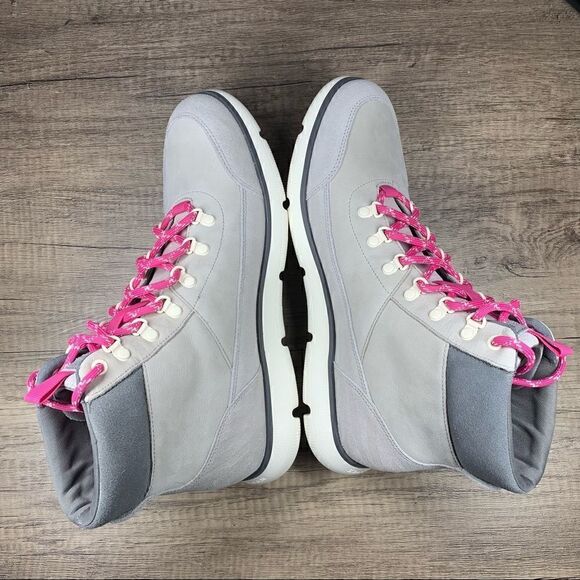 Cole Haan~Omni Leather & Suede Hiker Boot~ Dover Gray Color~Women’s Sz 10M~NWOT - Picture 5 of 8